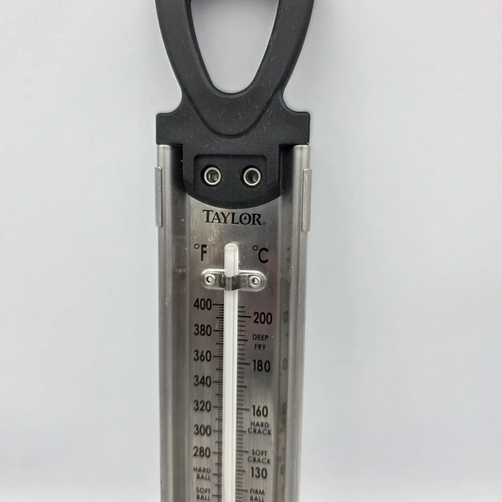 Vintage Taylor Stainless Steel Thermometer ~ Candy, Jelly & Frosting,USA MADE